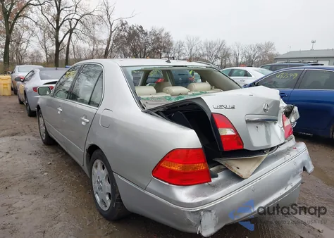 2002 Lexus Ls 430 from USA, damaged, VIN JTHBN30F420090089